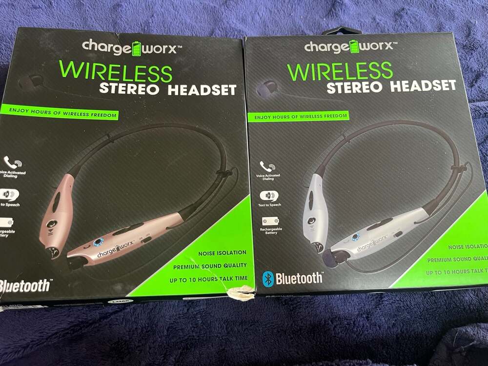 ChargeWorx CX9014 Wireless Stereo Bluetooth Neckband Headset